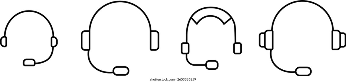 Ícone de suporte ao cliente. ícone de serviço ao cliente. Botão Contate o agente de suporte. Sinal de bate-papo de suporte ao cliente. atendimento ao cliente, call center, linha direta. Coleção de ícones Linha e Sólido