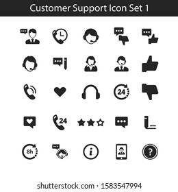 Customer support icon set 1