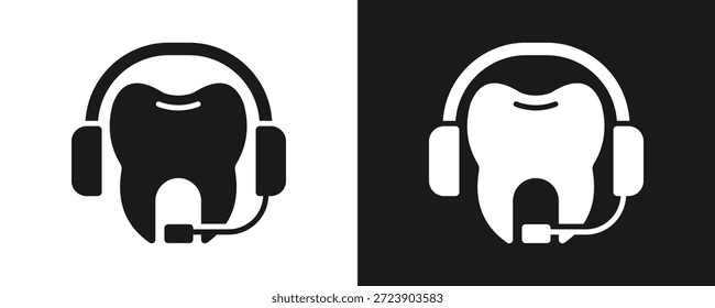 Conjunto De Iconos De Asistencia al cliente Glifo En Fondo Blanco Y Negro