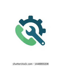 Customer Support Icon. Simple Help and Support Icon. Call Center, Phone Assistant, Online Help, Video Chat and more. Customer Support Icon.