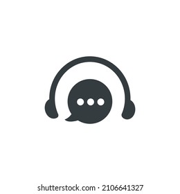 Customer support icon, vector illustration