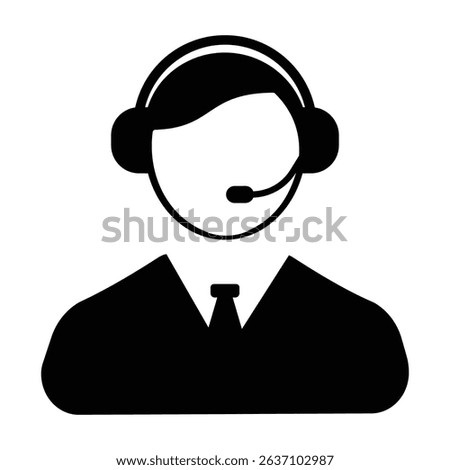 Customer support icon vector set. Call center vector symbol design. Customer service icon logo design. Man and woman vector. Boy and Girl tele color icon. Vector illustration.