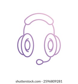 Customer Support icon vector stock illustration
