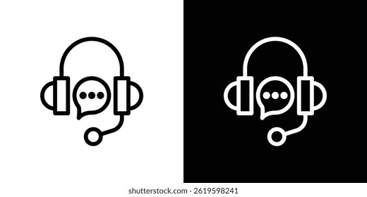 Customer support icon Vector symbol in trendy flat style