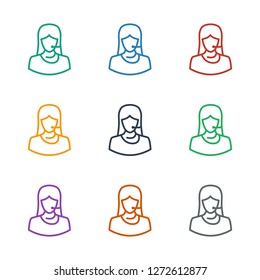 customer support icon white background. Editable outline customer support icon from logistic. Trendy customer support icon for web and mobile.