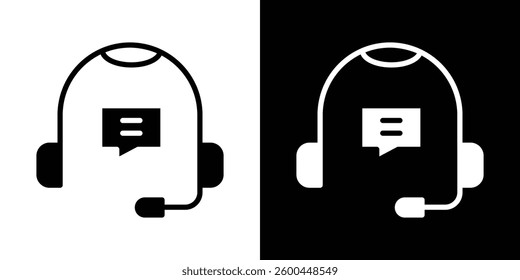 Customer support icons vectors set in solid style.