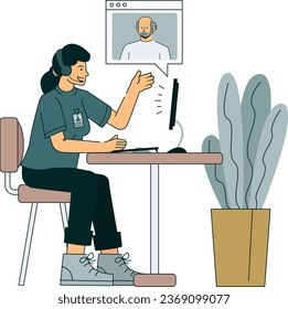Ilustración de soporte al cliente para web, aplicación, infografía