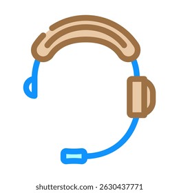 informações de suporte ao cliente ícone de cor vetor. sinal de informações de suporte ao cliente. ilustração de símbolo isolado