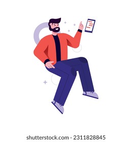 Customer support landing page. Call center and hotline concept. Ask questions to corporate assistance. Website interface colorful design. Modern web mockup with copy space. Vector feedback for clients
