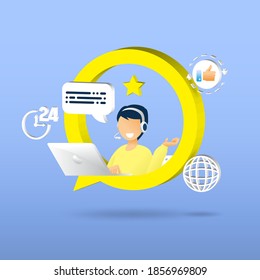 Asistencia al cliente. Servicio de asistentes personales
