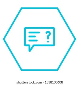 Customer support / customer service agent with headset or account manager flat vector icon for apps and websites