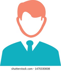 Customer support service agent icon
