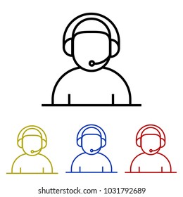 Customer support or customer service,  can be used for printing or in design
