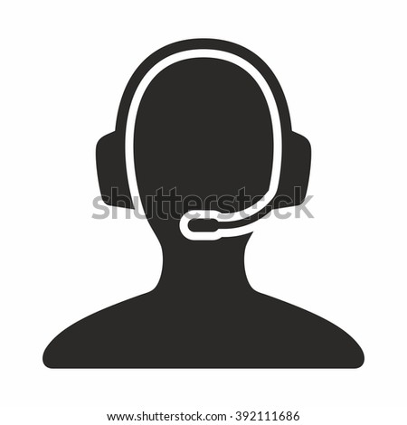 Customer support service icon