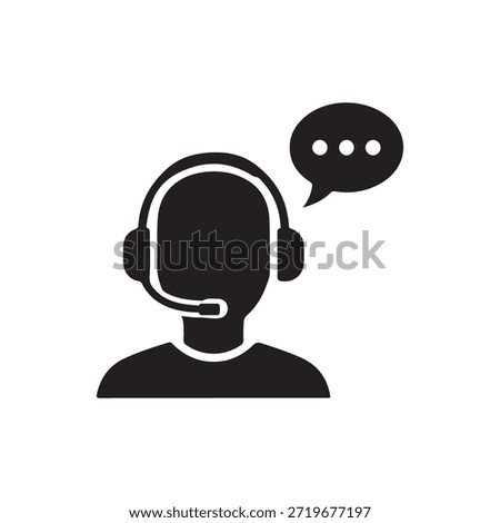 Customer support service icons collection