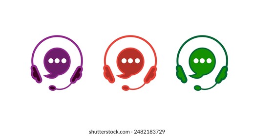 Kundenbetreuung Service-Symbole festgelegt
