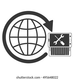 customer support service icons vector illustration design