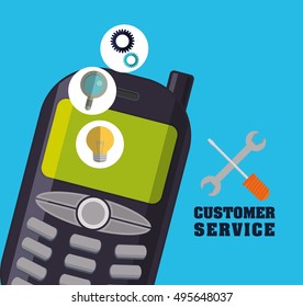 customer support service icons vector illustration design
