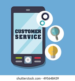 customer support service icons vector illustration design