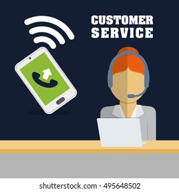 customer support service icons vector illustration design