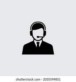 Customer Support Service Vector Icon