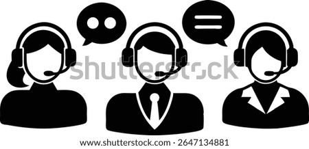 customer support silhouettes 10 headset chat.
