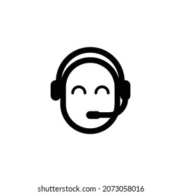 customer support symbol icon vector illustration