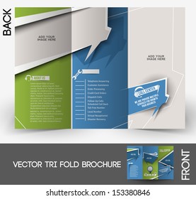 Customer Support Tri-Fold Mock up & Brochure Design 