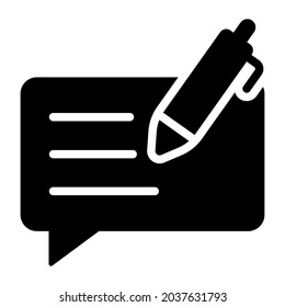 customer survey glyph icon, business and finance icon.
