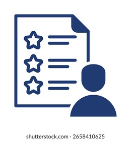 Elemento de icono de Encuesta Cliente para diseño