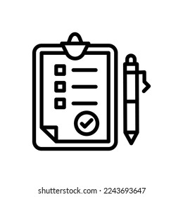 Customer Survey icon in vector. Logotype