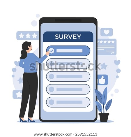 customer survey and online survey concept feedback and business insights forms market research 