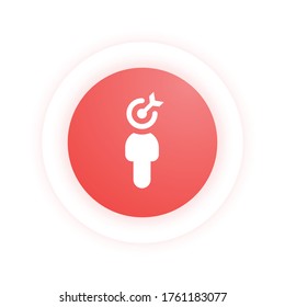 Customer Target - Modern Icon (Pictogram)