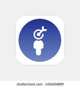 Customer Target - Vector App Icon