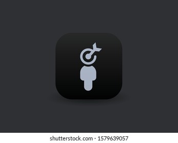Customer Target - Vector App Icon