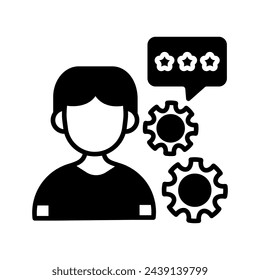  Customer Testimonials  icon in vector. Logotype
