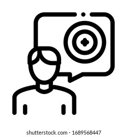 customer at tire repair shop icon vector. customer at tire repair shop sign. isolated contour symbol illustration