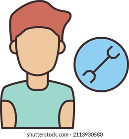 customer Vector illustration on a transparent background.Premium quality symmbols.Vector line flat icon for concept and graphic design.
