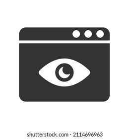 Customer view icon, Vector graphics