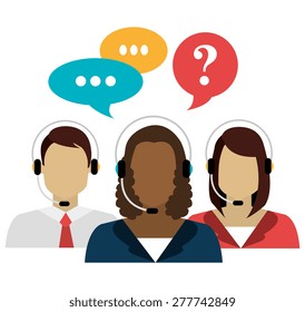 Customers design over white background, vector illustration.