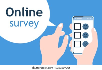 The customer's hand holding the phone in selecting the comment icon