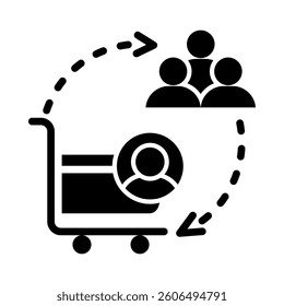 Customers Icon Element for Design