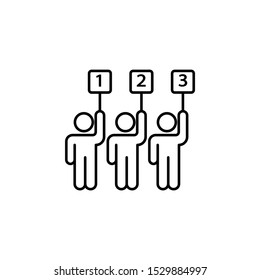 Customers, list, choose icon. Element of consumer behavior for mobile concept and web apps icon