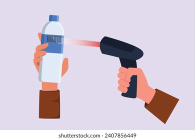 Customers paying at checkout and cashier counters concept. Colored flat vector illustration isolated.