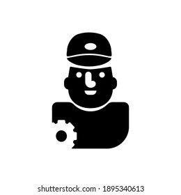Customers support vector icon illustration eps