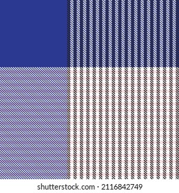 Customisable plaid design template in two layers(warp and weft). Lock one layer to edit the other, or edit both at the same time with all unlocked