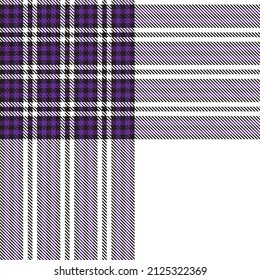 Customisable plaid design template in two layers(warp and weft). Lock one layer to edit the other, or edit both at the same time with all unlocked