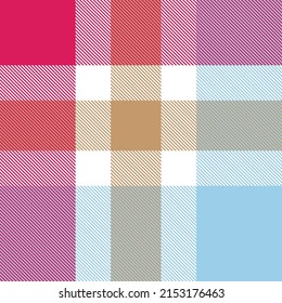 Customisable plaid design template in two layers(topbottom). Lock one layer to edit the other, or edit both at the same time with all unlocked