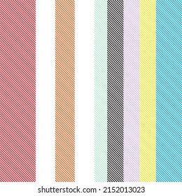 Customisable vertical striped pattern in two layers(topbottom). Lock one layer to edit the other, or edit both at the same time with all unlocked. Plaid pattern can also be created