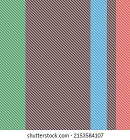 Customisable vertical striped pattern in two layers(topbottom). Lock one layer to edit the other, or edit both at the same time with all unlocked. Plaid pattern can also be created